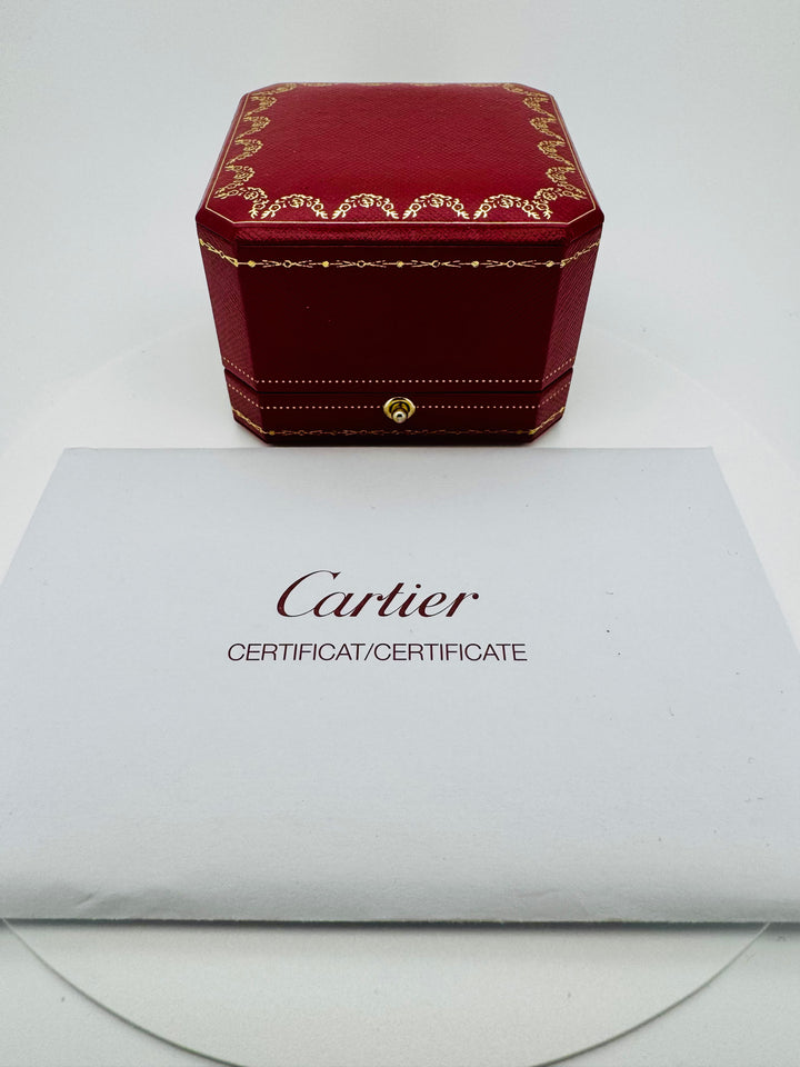 Cartier Trinity Ring 18kt Yellow,Rose & White Gold. With Box Size 53