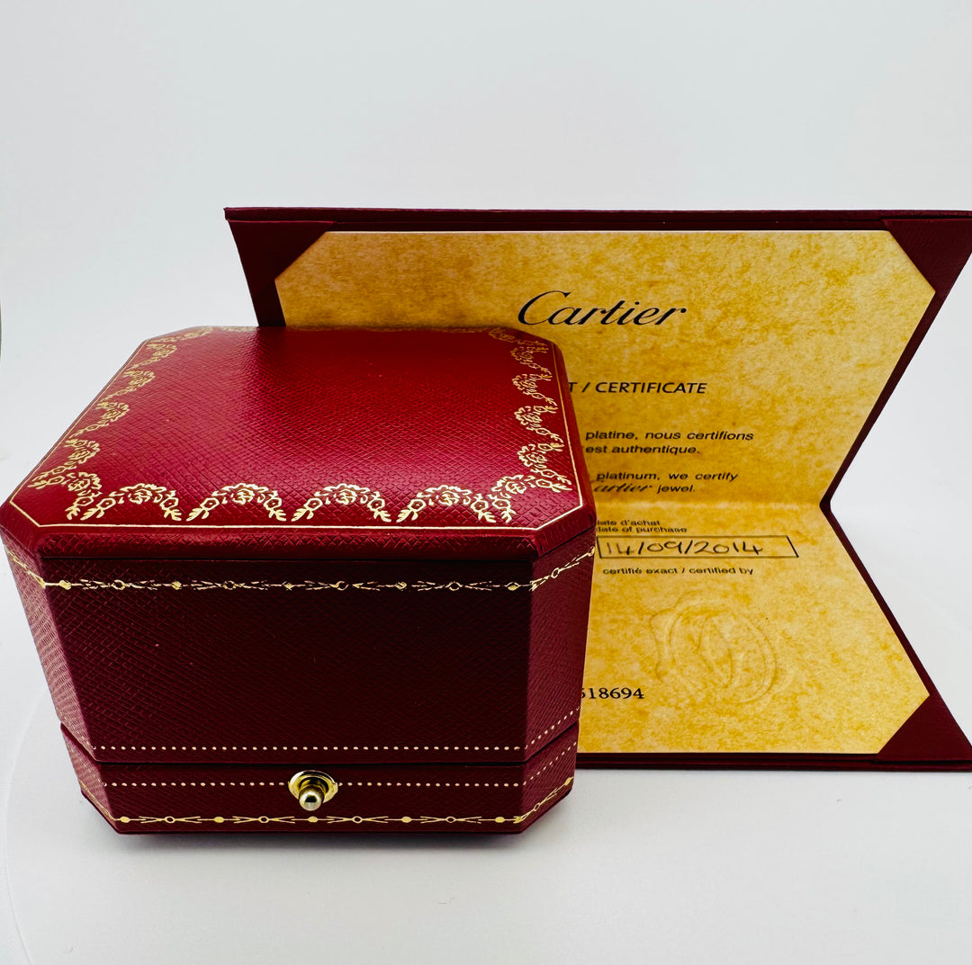 Cartier Trinity Ring 18kt Yellow,Rose & White Gold. With Box Size 53