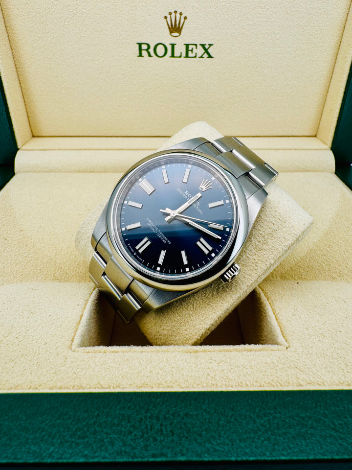 Rolex Oyster Perpetual 41 124300 Blue 41mm 2022 Box and Papers (with Tags)