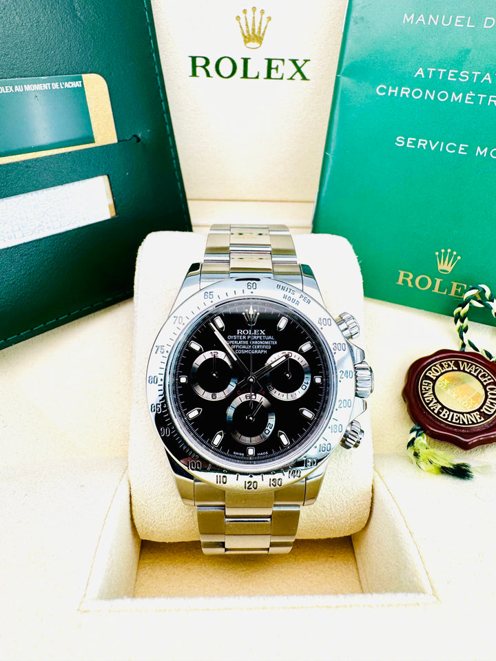 Rolex Daytona 116520 Black Dial - 2012 - Full Set